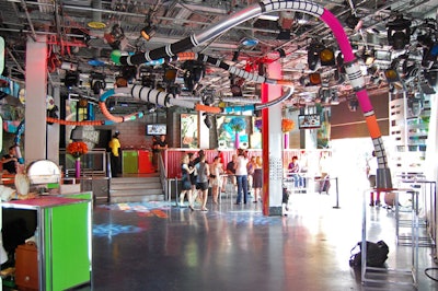 Mafalda Caruso, CTV's executive director of special events, and Rob Dittmer of Three Event Planning and Design created party spaces in the eTalk and MuchMusic studios on the main floor of the network's Queen Street headquarters.