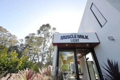 The three-week-long Muscle Milk Fitness Retreat took over a private home in Beverly Hills in June.