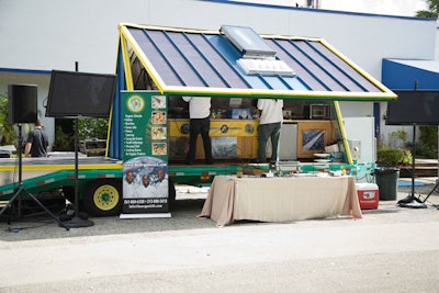 Advanced Green Technologies created the solar kitchen with thermal panels on flat metal, as opposed to the glass panels traditionally used.