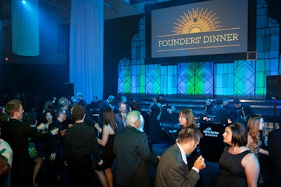 After dinner and an award presentation, guests danced to live music from the Chris Sarlas Orchestra.