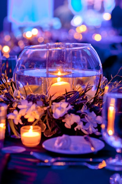 Flaire Design Studios provided flowers, and Event Creative handled decor.
