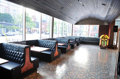 The Counter, a 24-hour diner, seats 105 and is available for private events.
