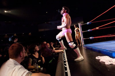 Lucha VaVoom, a show in which Mexican masked wrestlers perform acrobatic feats, took place at the Park West on Wednesday.