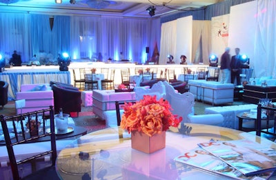 The V.I.P. area offered a variety of seating options, a private bar, and three additional tasting stations.