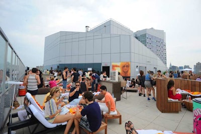 This year Carrera brought its summer promotion to the rooftop club at new residential building 505W37. Around 1,500 guests stopped by the spot during its two-day run.