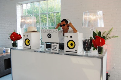DJ Bellosound spun tunes for guests.