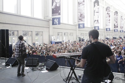 Musicians such as Kris Allen and Macy Gray helped lure crowds to Yankee Stadium for CBS Radio's second expo.