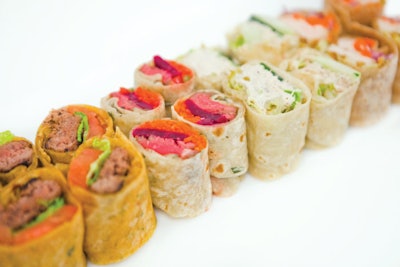 Press offers hot and cold wraps.