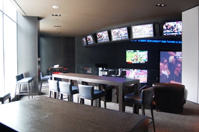 Three private suites overlooking the Arena can be booked for group functions.