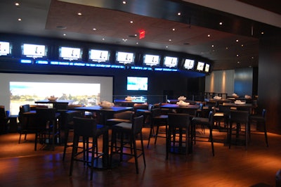 The upper level, which accommodates as many as 400, can be booked for private events.