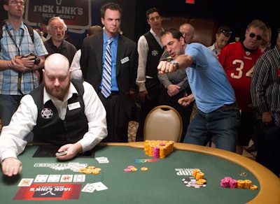 Phil Gordon was among the pro players in the tournament.