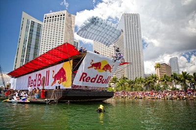 All the flying machines took off from a 30-foot barge in Biscayne Bay.