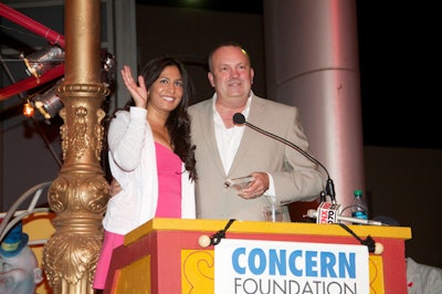 The evening honored Jim and Ishita Ganguly-Morrison for their commitment to finding a cure for cancer.