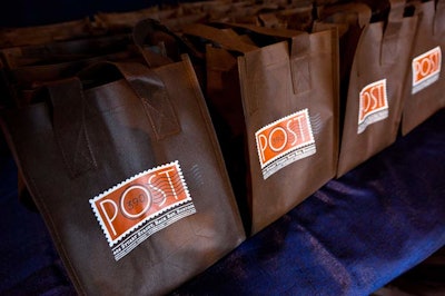 Post 390 provided the evening's gift bags.