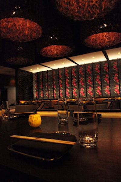 Decor at Social House evokes its Asian concept and cuisine.