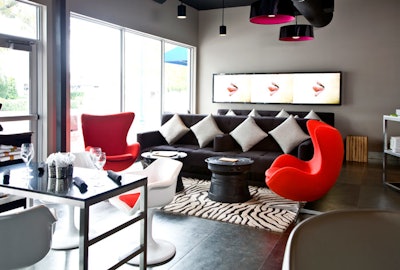 Taste Gastropub is primarily black and white, with a few bright accents.