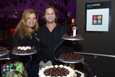 LA Sweets provided Cointreau-infused mini cupcakes at Miami magazine's fourth annual Splashion fashion event at LIV on July 14.