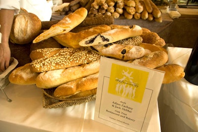 Oak Tree Restaurant and Bakery offered a sampling of artisan breads.