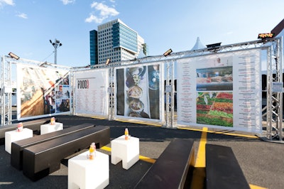 The 'Wall of Winners' highlighted all 194 Best of Boston recipients in an outdoor gallery-like space—a new element for the event.