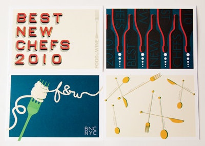 Food & Wine's set of postcards