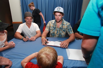 Athletes were available for meet-and-greets with close to 400 guests.