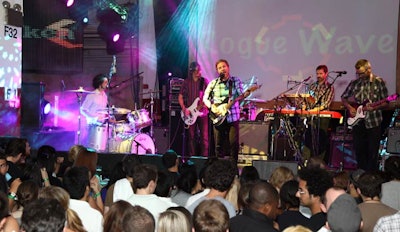 Among the mix of musicians who entertained during the two-day promotion was Rogue Wave.