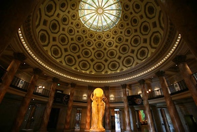 The newly renovated Haaga Family Rotunda at the Natural History Museum of Los Angeles County is now available for event booking.