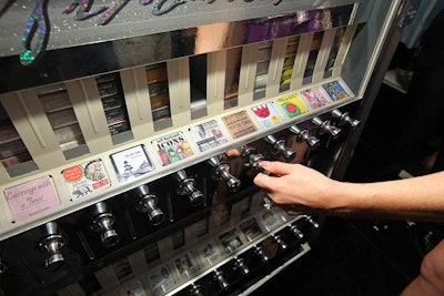 The Cosmopolitan of Las Vegas's Art-O-Mat let guests insert tokens into a vintage cigarette machine and get original artwork.