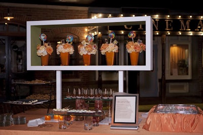 A dessert station at the Museum of Science and Industry's Black Creativity gala
