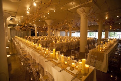 The interior of Venue One during the Museum of Contemporary Art's 'ArtEdge' benefit