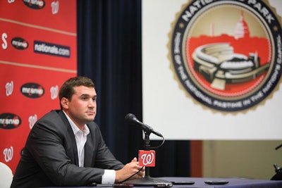 The Nationals' all-star third baseman and founder of the Zims Foundation held a pre-event press conference.