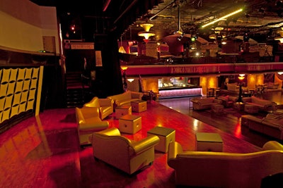 The first and second floor's V.I.P. rooms and 'sky rooms,' reminiscent of opera boxes, have been fully updated and are available for buyouts.