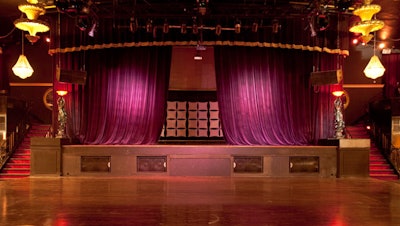 Royale's main room has a stage that doubles as a raised dance floor.