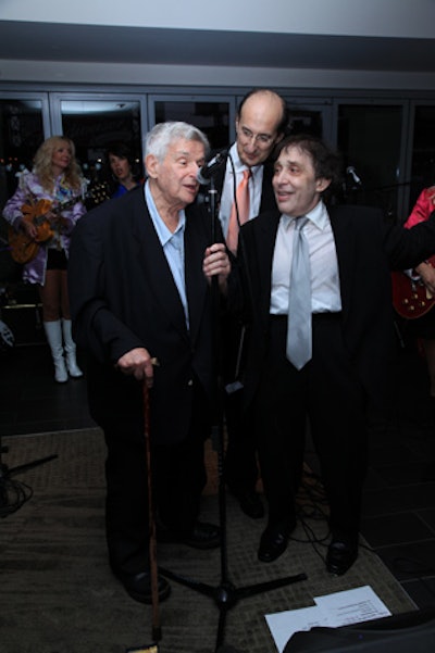 To mark the occasion and celebrate his 92nd birthday, music producer and promoter Sid Bernstein—often credited as the first to bring rock concerts to stadiums—joined FlowerPowerCreative.com's founders on stage.