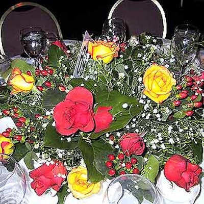 One of a Kind Flowers provided the floral centerpieces.