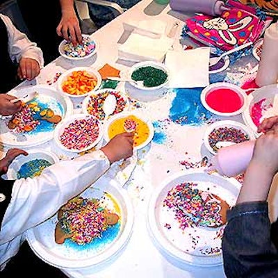 Party Box created catering and entertainment in one with a cookie decorating station.