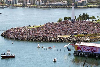 More than a 105,000 spectators gathered in Long Beach to watch the competition.