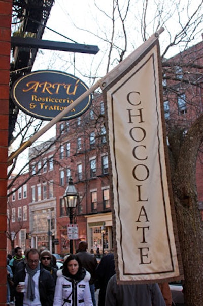 On the tour, participants sample a variety of treats from area chocolatiers.