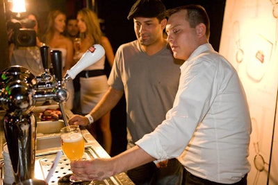 Contestants had time to practice their beer-tapping skills before the contests began in Orlando and Tampa.