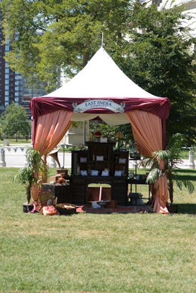 'Attending a Hendrick's bartender croquet tournament means stepping into the most unusual world of Hendrick's, where eccentricities are the norm,' said the gin's senior brand ambassador. As such, a tented area held seemingly random curiosities that included oriental rugs, teas, and a gramophone.