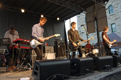 The Stills performed an hour-long set to kick off the concert series on Friday evening.
