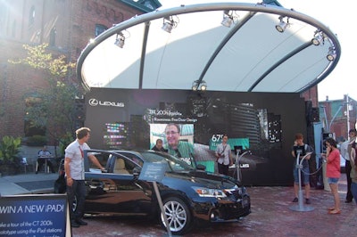 Lexus Canada unveiled the new CT 200h prototype with a three-day installation in the Distillery District that offered attendees the chance to learn more about the car and catch a concert from one of four bands.