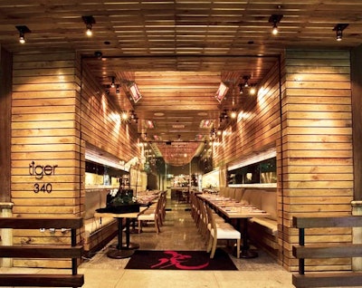 Available for buyout, Tiger sushi restaurant in Beverly Hills has a capacity of 100.