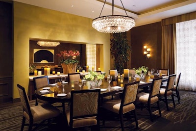 At the Four Seasons, Culina, Modern Italian, has a private room that holds 40.