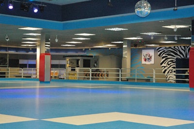 Let's Skate Orlando's rink can accommodate 300 skaters at a time.
