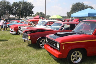 The car competition included more than 40 classic and custom car entries in the categories of lowrider, hot rod, muscle car, rat rod, and post 1979 custom car.