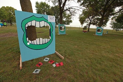 Geared toward families, the fest had a game-filled area called the 'Fun Zone.'