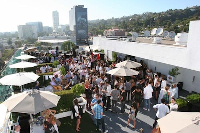 Music Box Powered by Ustream was a two-day private event celebrating music and the V.M.A.s. The entire event streamed live on Ustream from atop the London Hotel in West Hollywood.