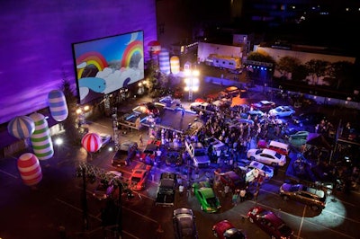 About 350 guests came to Paramount for a concert hosted by Chevy, parts of which also aired as commercial spots during the MTV Video Music Awards the following night.