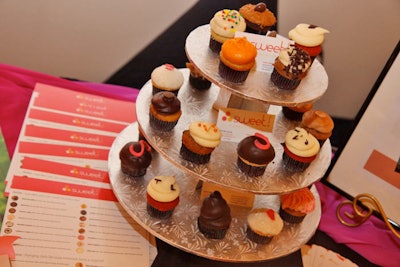 Sweet! By Good Golly Miss Holly provided 12 months of mini cupcakes as an item for the silent auction.
